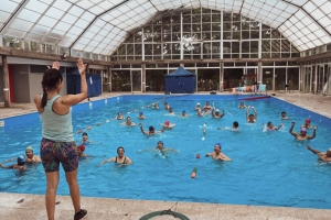 Clases de Aquagym en el Parque San Mart&iacute;n