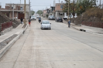 Obras de pavimentos en B&deg;Tupac Amaru, concretadas
