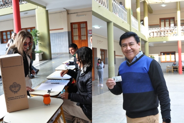 Candidatos a concejales del Frente Cambia Jujuy emitieron su voto