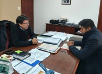 Ministro de Hacienda recibió al comisionado de Huacalera