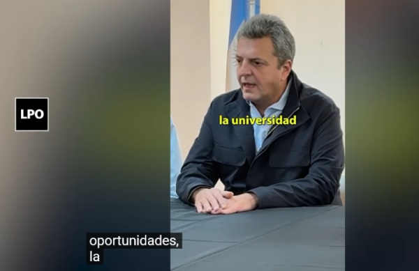 Massa teje un armado anti-Milei con radicales y peronistas: "el a&ntilde;o que viene la sociedad da vuelta a la p&aacute;gina"