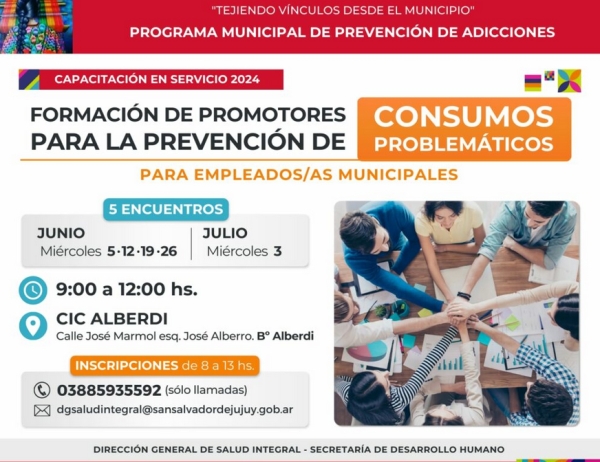 Capacitan promotores en Prevenci&oacute;n de Consumos Problem&aacute;ticos