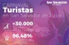 Carnaval: un &eacute;xito tur&iacute;stico sin precedentes