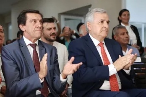 El gobernador Morales y el ministro Sadir inauguraron una escuela de formaci&oacute;n laboral en Libertador
