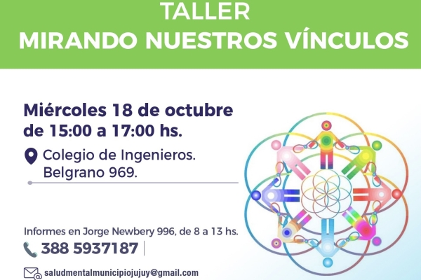 Se viene una nueva edici&oacute;n del taller &ldquo;Mirando nuestros v&iacute;nculos&rdquo;