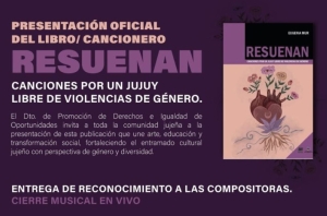 Presentan el libro&ndash;cancionero &ldquo;RESUENAN&rdquo;
