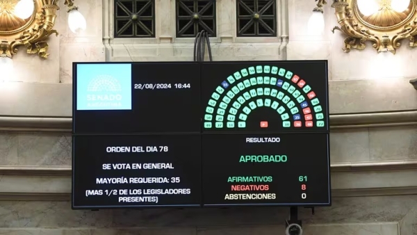 Javier Milei firm&oacute; el veto total a la ley de jubilaciones que aprob&oacute; el Congreso