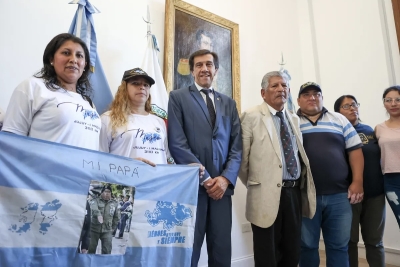 Sadir se reuni&oacute; con ex combatiente de Malvinas de cara a la conmemoraci&oacute;n del conflicto b&eacute;lico el 2 de abril