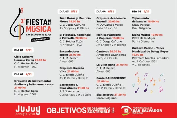 Tercera edici&oacute;n de la "Fiesta de la M&uacute;sica"
