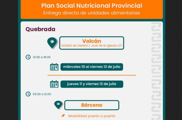 Familias de Volc&aacute;n recibir&aacute;n m&oacute;dulos alimentarios