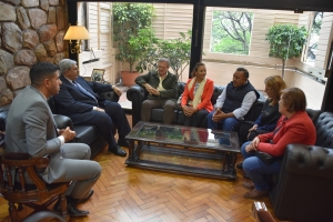 EL VICEGOBERNADOR RECIBI&Oacute; LA VISITA DE DIRIGENTES DE LA UNI&Oacute;N ARGENTINA DE TRABAJADORES RURALES Y ESTIBADORES&nbsp; &nbsp;&nbsp;&nbsp;&nbsp;