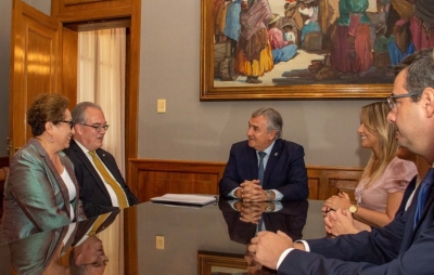 Embajador de Alemania se reuni&oacute; con Morales