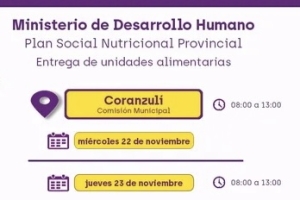 Contin&uacute;a la entrega de unidades alimentarias en el interior
