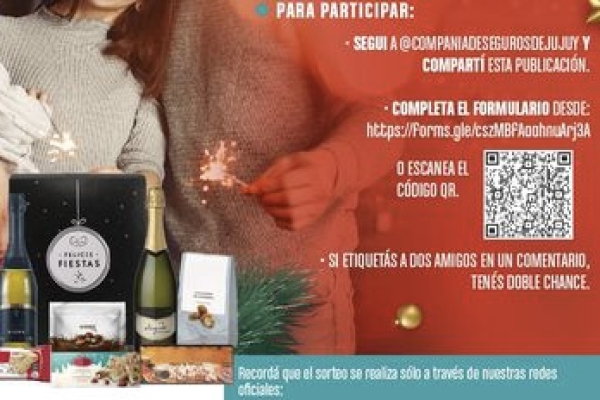 Compa&ntilde;&iacute;a de Seguros de Jujuy sortear&aacute; 10 cajas navide&ntilde;as