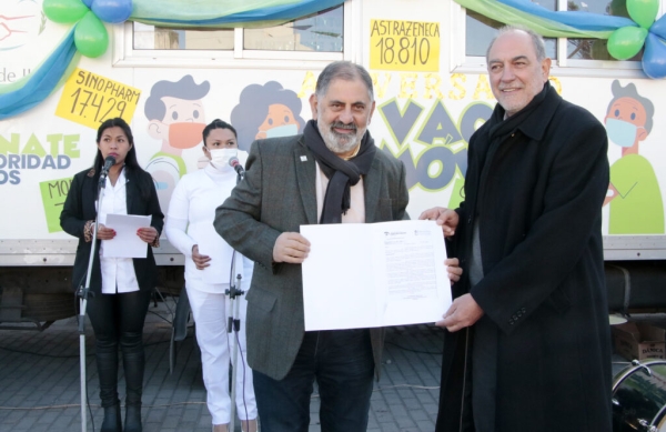 Gobierno y municipio celebraron aniversario del "Vacumovil"