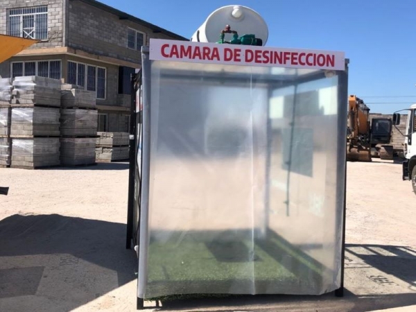 Donan una c&aacute;mara de desinfecci&oacute;n