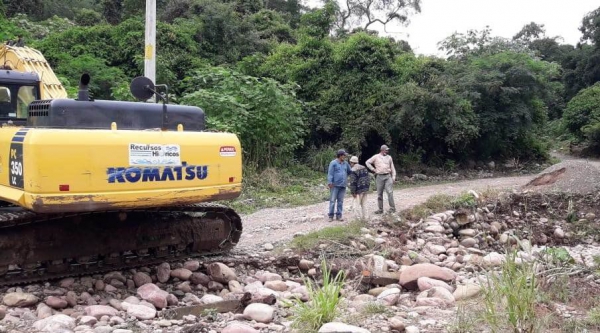 Obras de despeje y desv&iacute;o en rutas 20 y 61