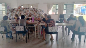 El programa "Comer en Casa" estuvo en San Pedro