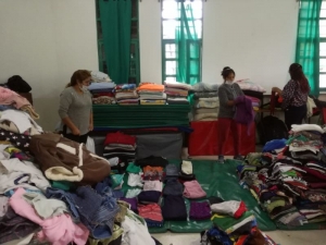 Solidaridad con familias afectadas por temporal