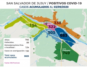 Destacan georeferenciaci&oacute;n de casos de covid en la Capital
