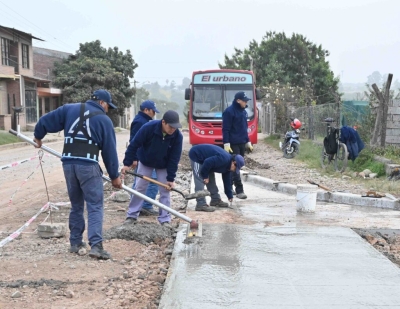B&ordm;ADEP. Avanzan las obras de pavimentaci&oacute;n y construcci&oacute;n de bad&eacute;n