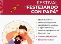 Multiespacio del Alto escenario del festival &ldquo;Festejando con Pap&aacute;&rdquo;