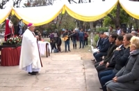 Los Lapachos. Patronales y recorrida de obras en Escuela y rutas de la zona