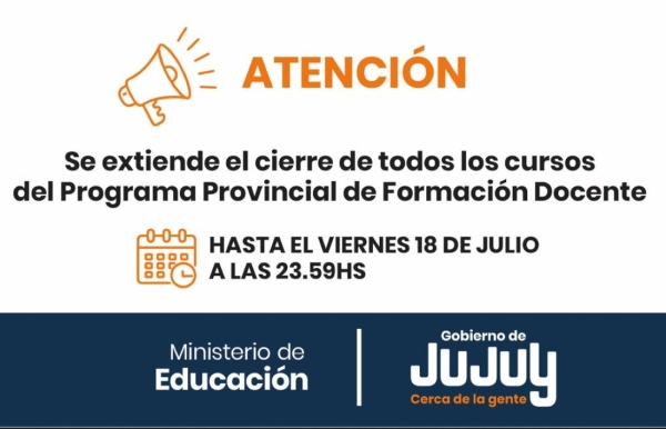 Cierre de cursos del Programa Provincial de Formaci&oacute;n Docente