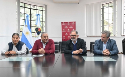 Jorge recibi&oacute; a la nueva Comisi&oacute;n del Centro de Veteranos de Malvinas