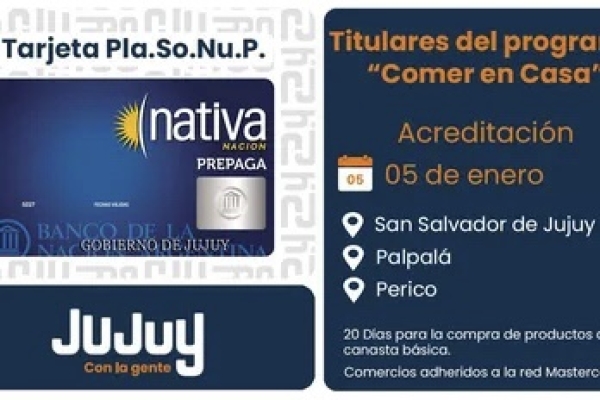 Acreditaci&oacute;n de la Tarjeta PLASONUP