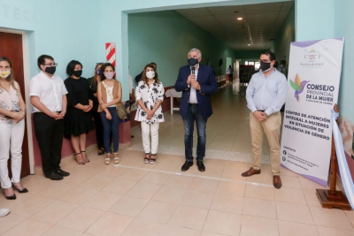 Morales inaugur&oacute; el 15&deg;Centro para v&iacute;ctimas de violencia