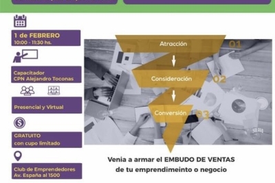 Taller pr&aacute;ctico para emprendedores &ldquo;Armado de embudos de ventas&rdquo;