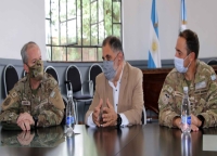Nuevo Jefe militar visita la intendencia de Capital