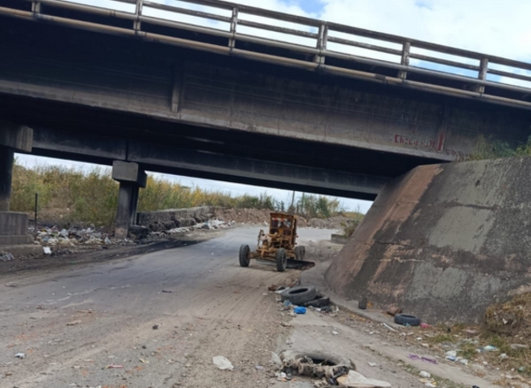 GIRSU y Vialidad realizaron limpieza en la RN N&deg;66