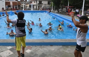 Aquafines en el Natatorio Miguel &Aacute;ngel L&oacute;pez