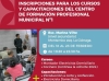 Inscripciones para el Centro de Formaci&oacute;n Profesional Municipal N&deg;1