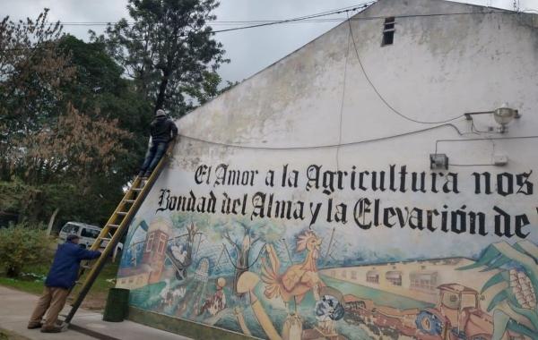 Refacciones en la Escuela Provincial Agrot&eacute;cnica N&deg; 1