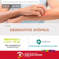 Encuentro virtual sobre Dermatitis At&oacute;pica