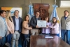 Paseo de los Artesanos recibieron una placa por su 25&ordm; Aniversario