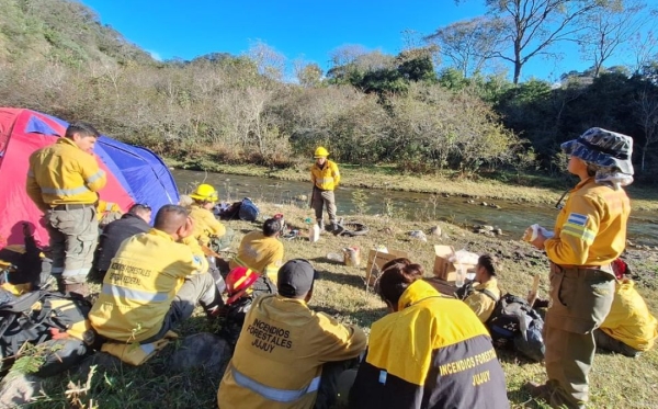 Brigadistas de Jujuy realizaron trabajos de preparaci&oacute;n