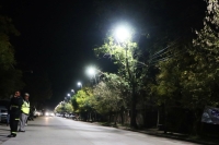 El Intendente Jorge habilit&oacute; el nuevo sistema de iluminaci&oacute;n de la avenida Marina Vilte