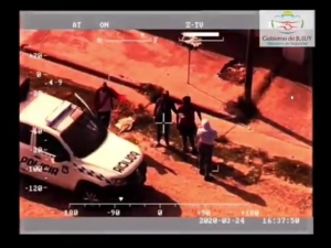 Aislamiento: Helic&oacute;ptero provincial intensifica controles