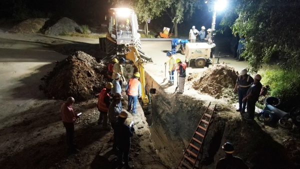 M&aacute;s presi&oacute;n y mejor caudal de agua potable para 15 barrios de Palpal&aacute;