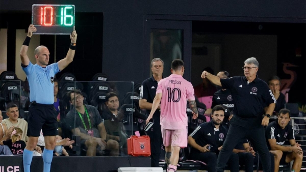 Martino, sobre el estado f&iacute;sico de Messi: "No queda otra que evaluarlo d&iacute;a a d&iacute;a"