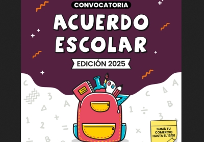 Convocan a comerciantes al Programa Acuerdo Escolar 2025