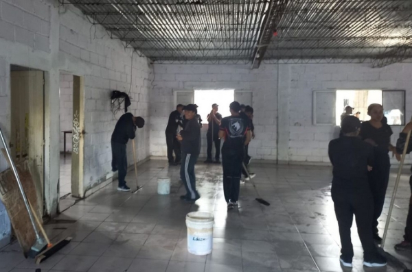 Seguridad transforma un predio en un centro de formaci&oacute;n