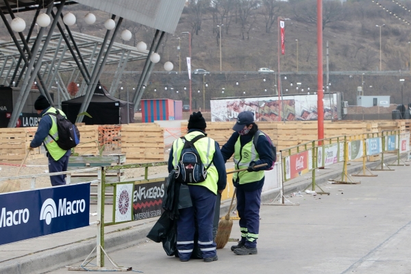 FNE: trabajos de mantenimiento y limpieza en Ciudad Cultural