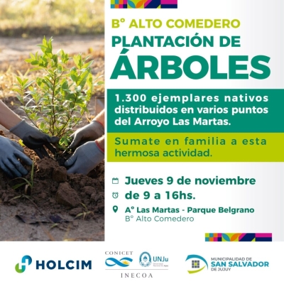 Invitan a reforestar el Bosque Nativo de arroyo Las Martas