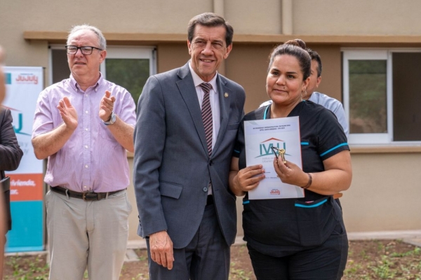 Sadir entreg&oacute; las llaves de sus nuevas viviendas en Palma Sola