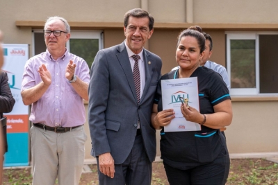 Sadir entreg&oacute; las llaves de sus nuevas viviendas en Palma Sola